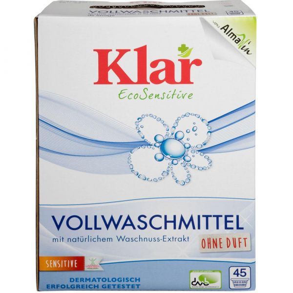 Klar Vollwaschmittel Pulver 2,75Kg Klar Vollwaschmittel Pulver 2,75Kg