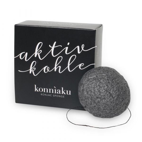 konnìaku Konjac Sponge Schwamm Aktivkohle