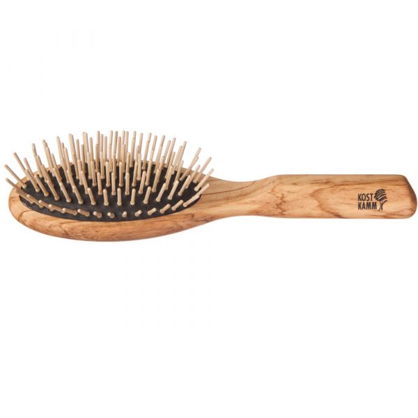 Kost Kamm Holzbürste gerade Holznoppe 7 reihig