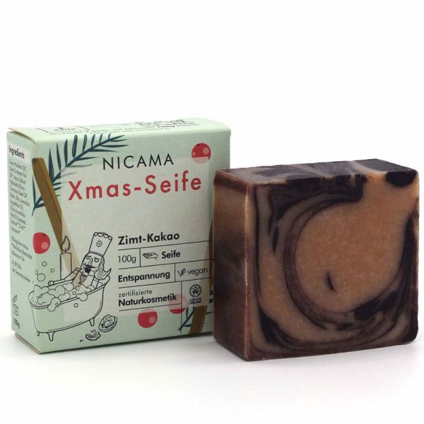 NICAMA Weihnachtsseife Zimt-Kakao NICAMA Weihnachtsseife Zimt-Kakao