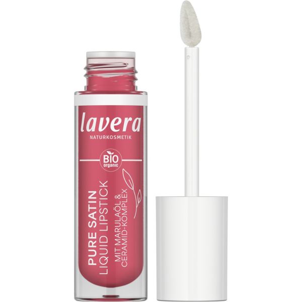 Lavera Pure Satin Liquid Lipstick Sweet Peony 04