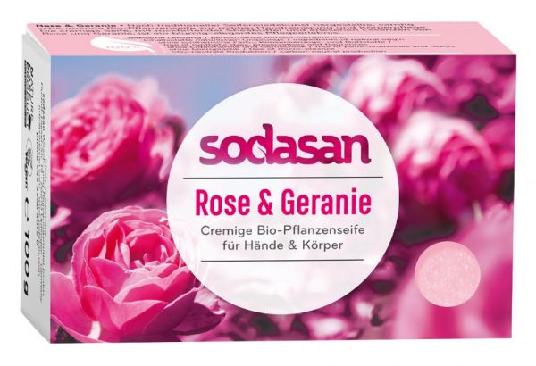 Sodasan Wilde Rose Seife