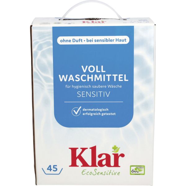 Klar Vollwaschmittel Pulver 2,75Kg