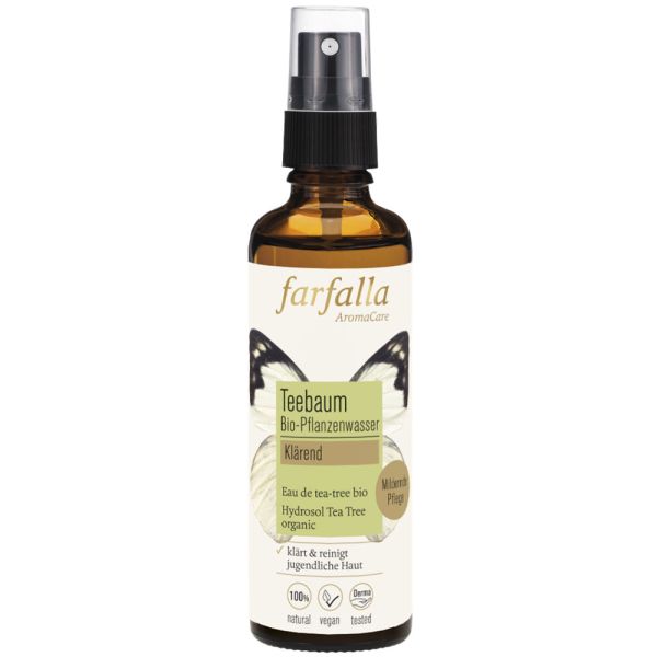 Farfalla Teebaum Bio-Pflanzenwasser klärend Farfalla Teebaum Bio-Pflanzenwasser klärend