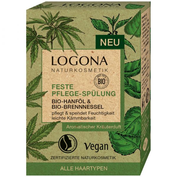 Logona Feste Pflege-Spülung Bio-Hanf & Bio-Brennnessel