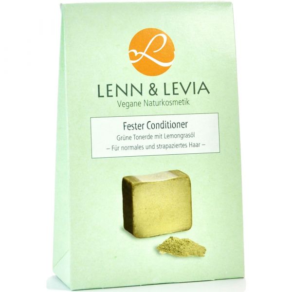 Lenn & Levia Fester Conditioner Grüne Tonerde mit Lemongrasöl