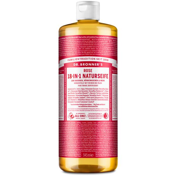 Dr. Bronners 18-IN-1 Naturseife Rose 945ml