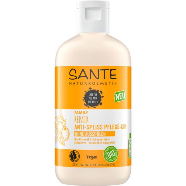 Sante Repair Anti-Spliss Pflege Kur Bio-Olivenöl & Erbsenprotein 200ml Sante Repair Anti-Spliss Pflege Kur Bio-Olivenöl & Erbsenprotein 200ml