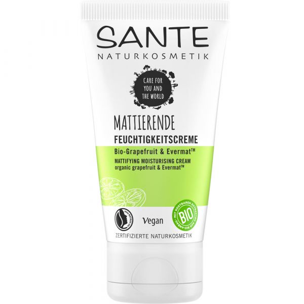 Sante Mattierende Feuchtigkeitscreme Bio-Grapefruit & EvermatTM