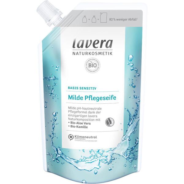 Lavera basis sensitiv MILDE PFLEGESEIFE Bio-Aloe Vera & Bio-Kamille 500ml