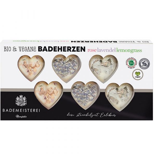 Bademeisterei Badeherzen 6er Set