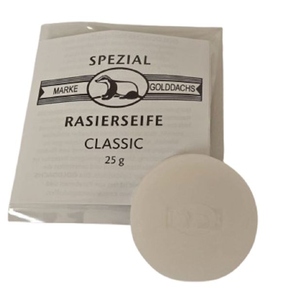Golddachs Rasierseife Classic Reisegröße