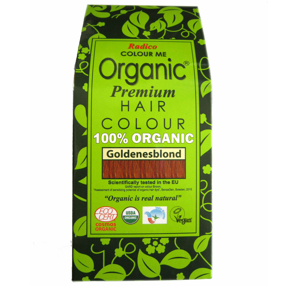 Radico Coloration Organique Blond Doré 100 g - Radico