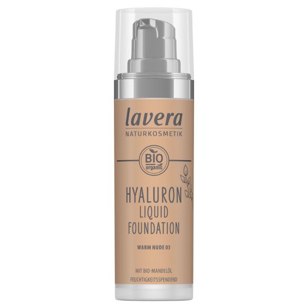 Lavera HYALURON LIQUID FOUNDATION Warm Nude 03