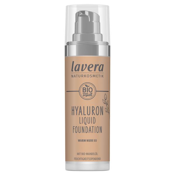 Lavera HYALURON LIQUID FOUNDATION Warm Nude 03