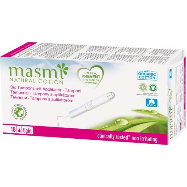 Masmi Bio Tampons Light Mini mit Applikator