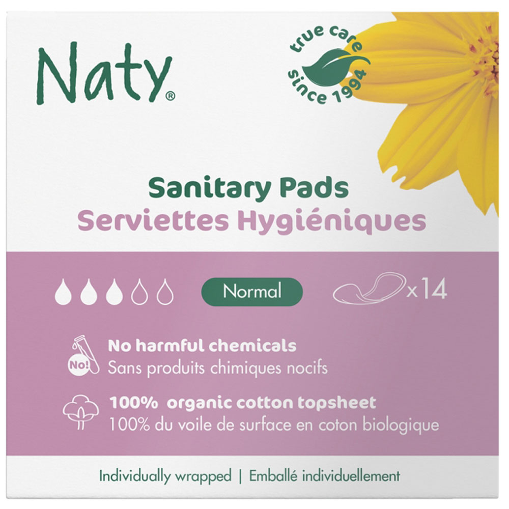 Naty serviettes hygiéniques normales 14 Stk. - Hygiène