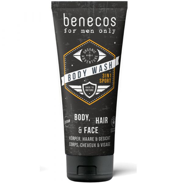Benecos For men only 3in1 Body Wash
