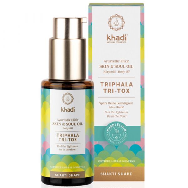 Khadi KÖRPERÖL AYURVEDISCHE ELIXIER SKIN & SOUL TRIPHALA TRI-TOX