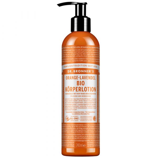 Dr. Bronner´s Bio Körperlotion Orange Lavendel