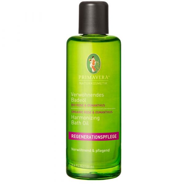 Primavera Verwöhnendes Badeöl Rose Osmanthus 100ml Primavera Verwöhnendes Badeöl Rose Osmanthus 100ml