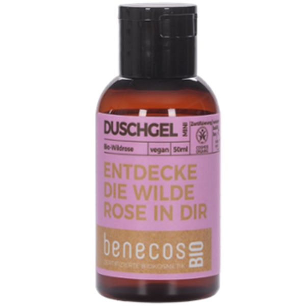Benecos Duschgel Wildrose 50ml