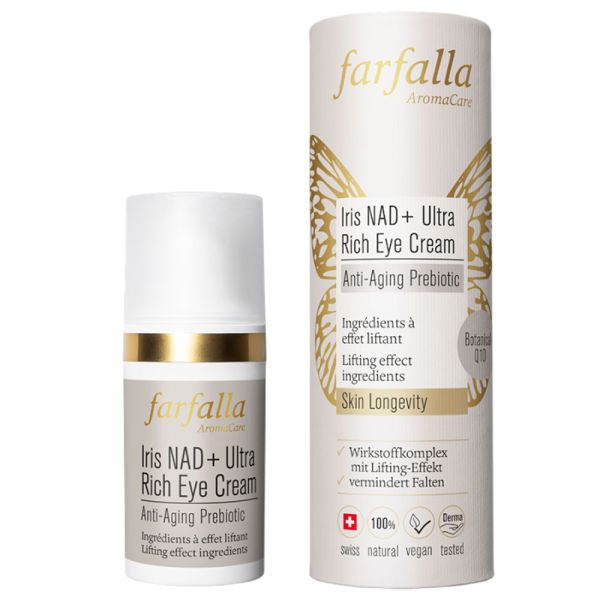 Farfalla Iris NAD+ Ultra Rich Eye Cream Anti-Aging Prebiotic Farfalla Iris NAD+ Ultra Rich Eye Cream Anti-Aging Prebiotic