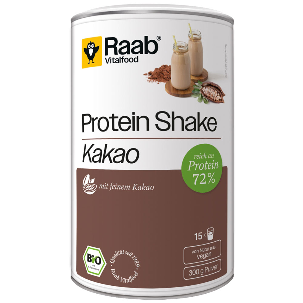 Raab Vitalfood Shake de protéine chocolat en poudre 300 g - Raab Vitalfood