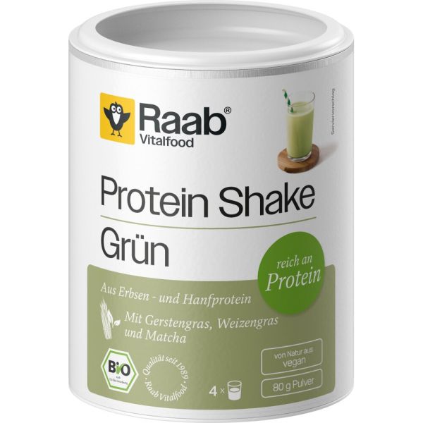 Raab Vitalfood Protein Shake Grün 80g