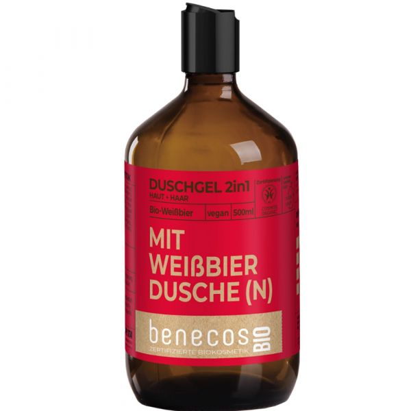 Benecos Duschgel 2in1 Weißbier