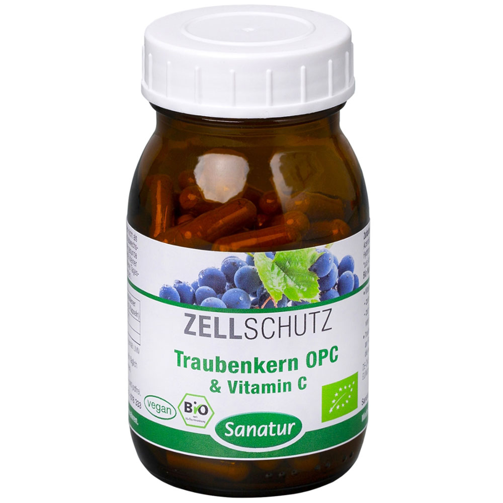 Sanatur Pépins de raisin OPC & Vitamine C 108 g - Sanatur