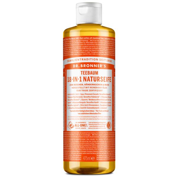 Dr. Bronners 18-IN-1 Naturseife Teebaum 475ml