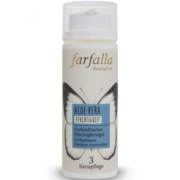 Farfalla Aloe Vera Gurkenfrisches Feuchtigkeitsgel 50ml Feuchtigkeit Farfalla Aloe Vera Gurkenfrisches Feuchtigkeitsgel 50ml Feuchtigkeit
