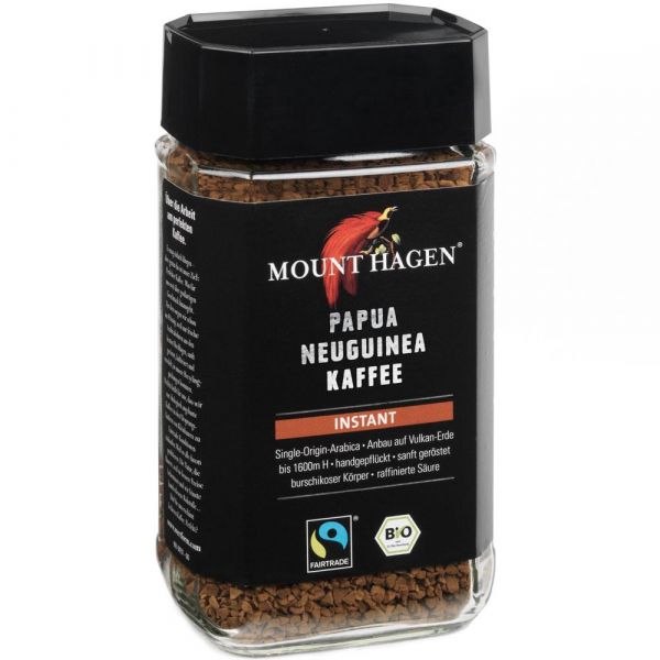 Mount Hagen Instant Kaffee Glas