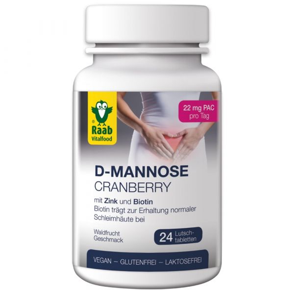 Raab Vitalfood D-Mannose Cranberry Tabletten