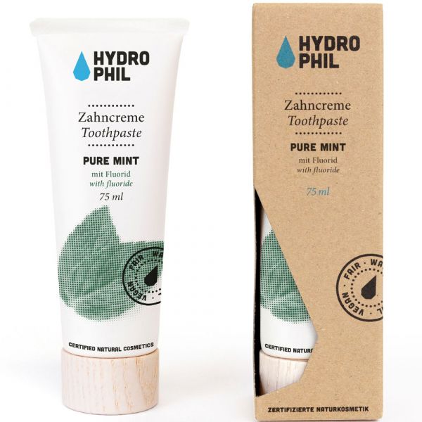 Hydrophil Zahncreme Pure Mint mit Fluorid