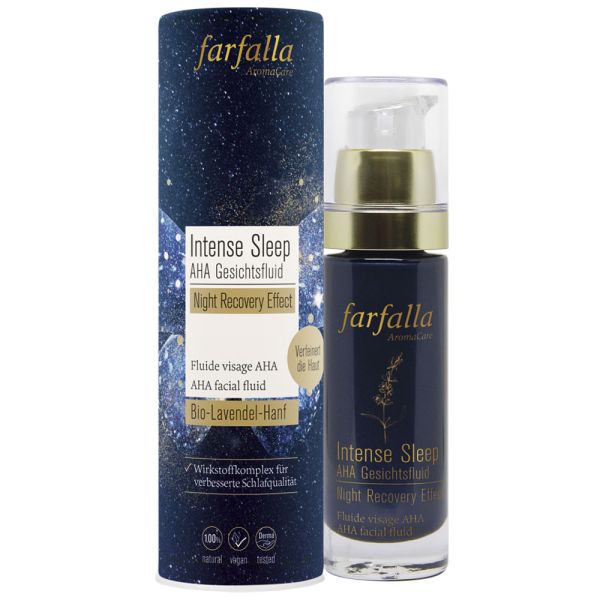 Farfalla Intense Sleep AHA Gesichtsfluid Night Recovery Effect Farfalla Intense Sleep AHA Gesichtsfluid Night Recovery Effect