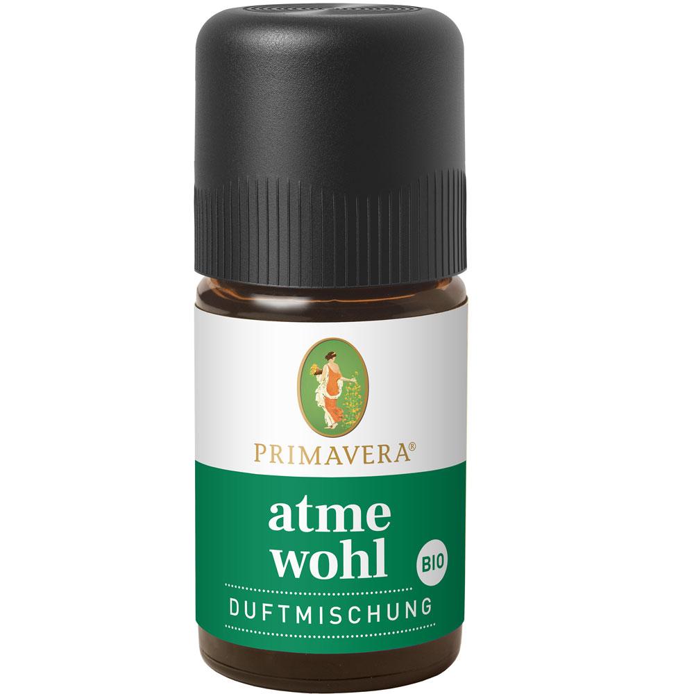 Primavera Atmewohl mélange de parfums bio 5 ml - Aromathérapie