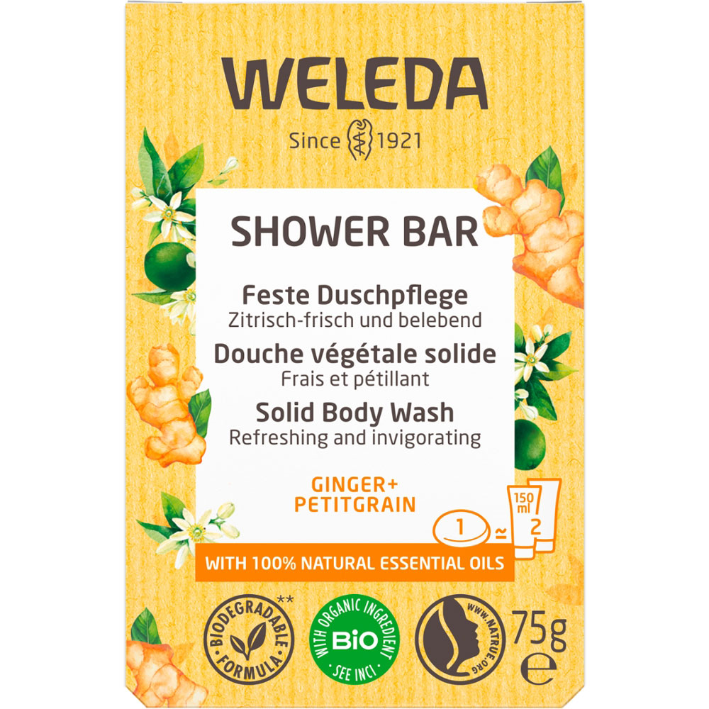 Weleda Trattamento doccia solido Zenzero + Petitgrain