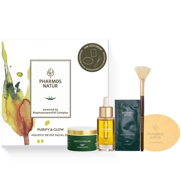 Pharmos Natur PURIFY & GLOW Holistic Detox Facial Set