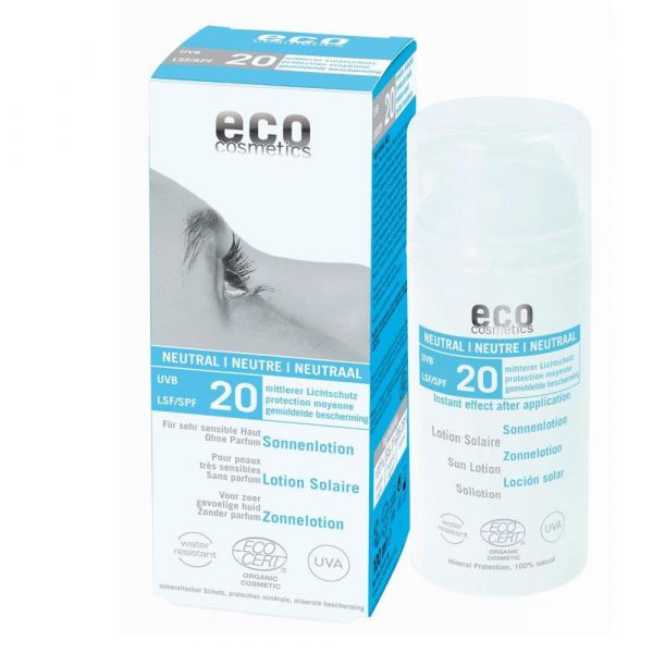 Eco Cosmetics Sonnenlotion LSF 20 neutral