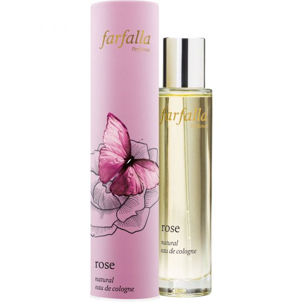 Farfalla rose natural eau de cologne