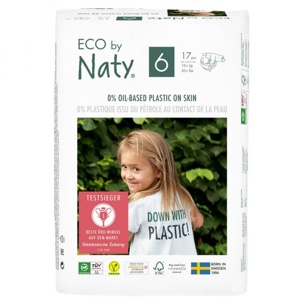 Naty Eco Windel Gr. 6 16+ kg Naty Eco Windel Gr. 6 16+ kg