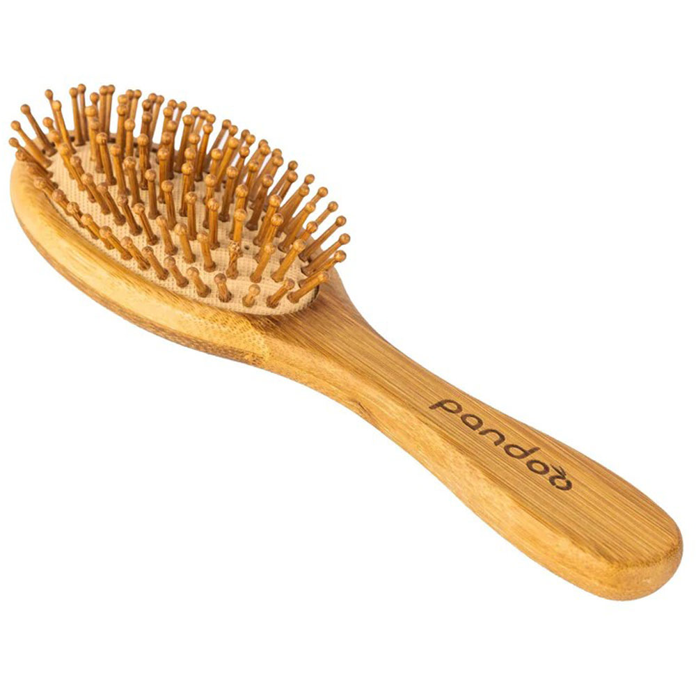 pandoo Bambus-Haarbrste Natur | Bio-Naturel.de
