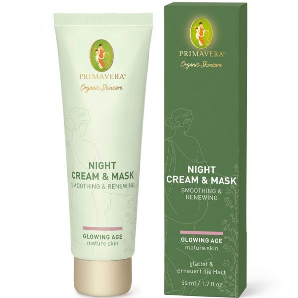 Primavera Night Cream & Mask Smoothing & Renewing