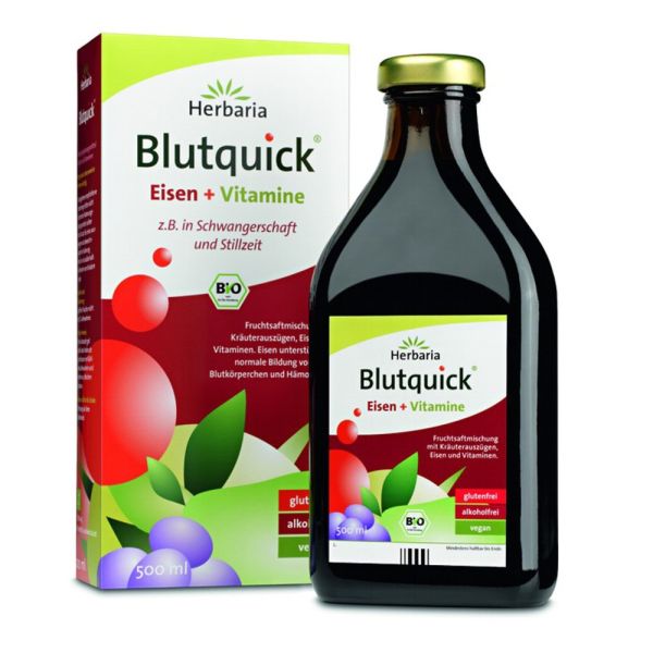 Herbaria Blutquick ohne Alkohol 500ml