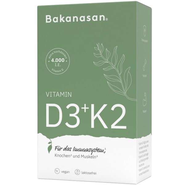 Bakansan Vitamin D3 + K2 hochdosiert