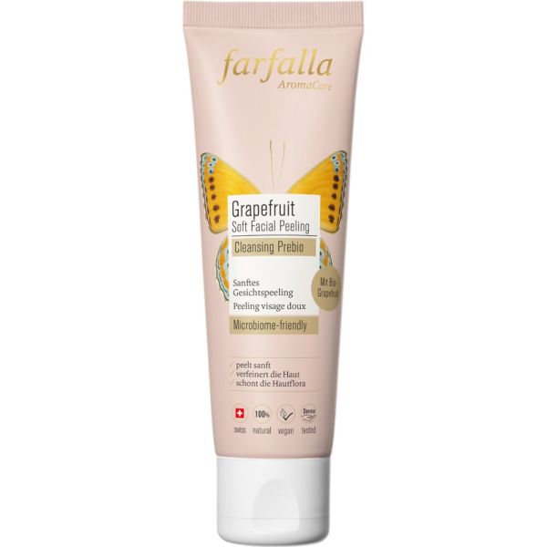 Farfalla Grapefruit Soft Facial Peeling Cleansing Prebio