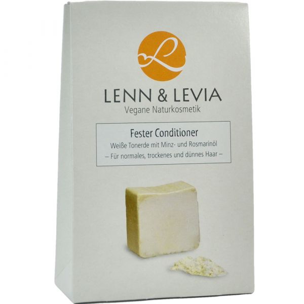 Lenn & Levia Fester Conditioner Weiße Tonerde mit Minz- und Rosmarinöl Lenn & Levia Fester Conditioner Weiße Tonerde mit Minz- und Rosmarinöl