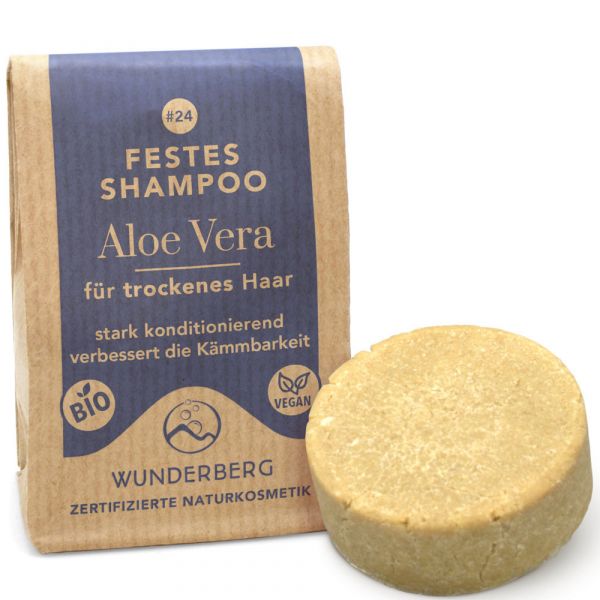 Wunderberg Festes Shampoo Aloe Vera